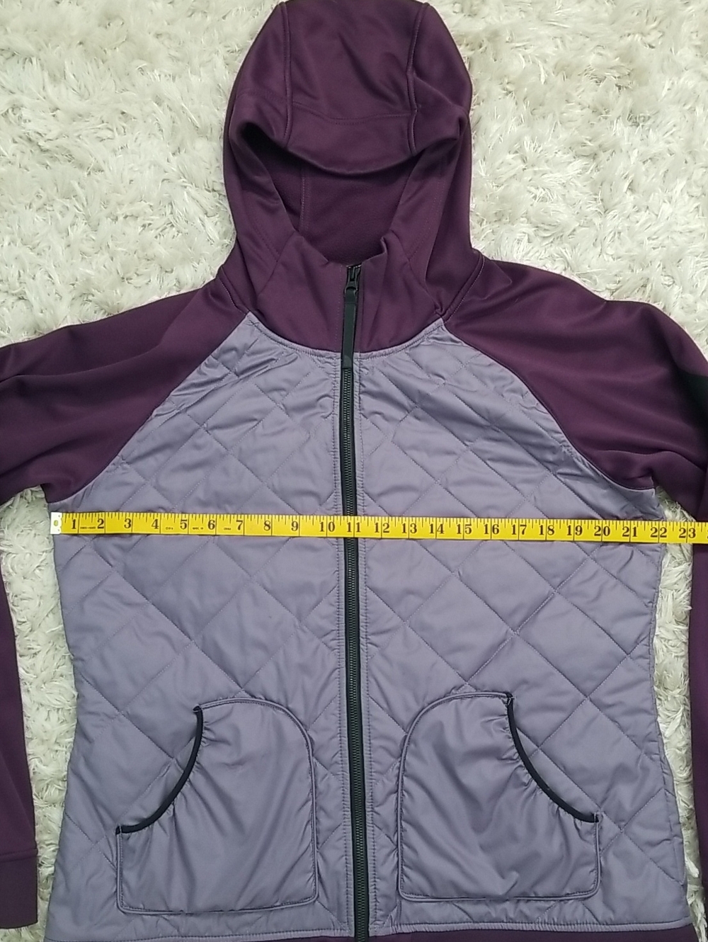 The North Face Purple Quilted Fleece Jacket - Picture 5 of 10